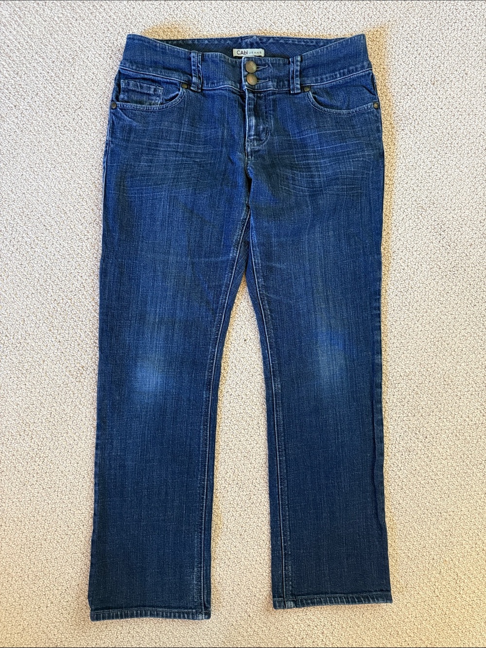 CAbi Women’s Indigo Straight-Leg Jeans